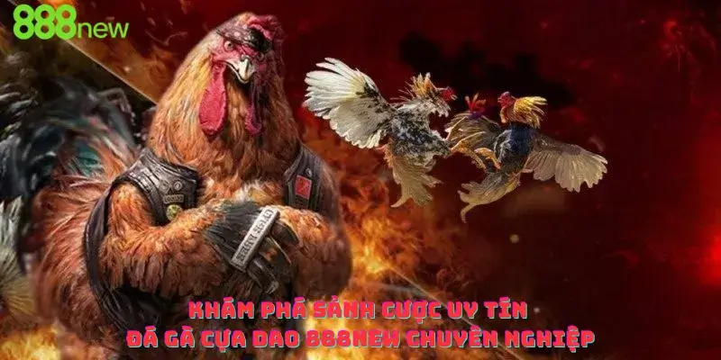 Khám phá Sảnh cược Uy tín Đá gà cựa dao 888new Chuyên nghiệp