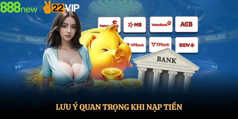 Lưu Ý Quan Trọng Khi Nạp Tiền